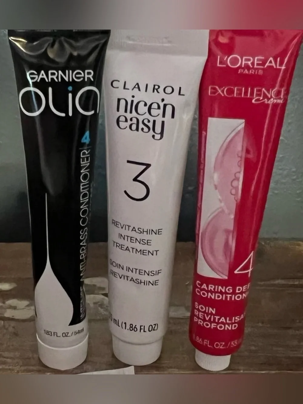 Clairol, Garnier & 2 L’Oreal After Dye Conditioners + Shampoo X’s 4 New Tubes!